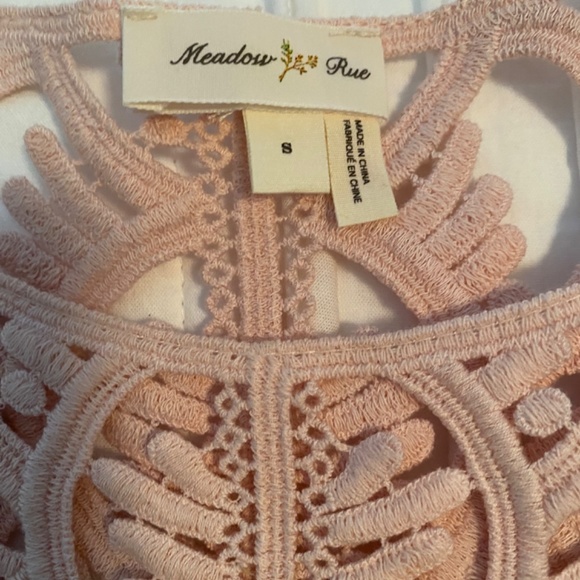 Meadow Rue Blush Crochet Top - Picture 2 of 2